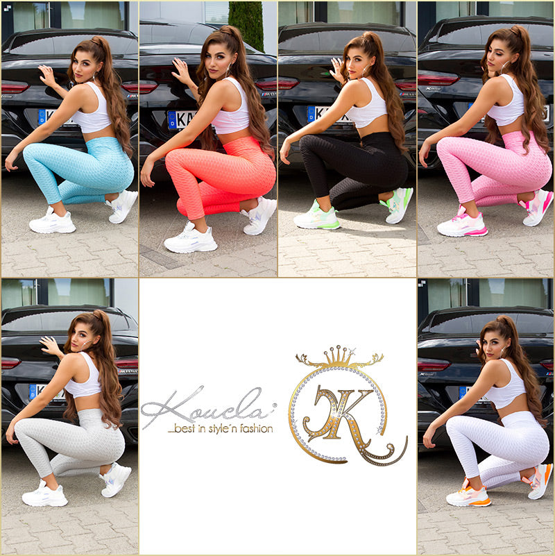 Modne legginsy z wysokim stanem