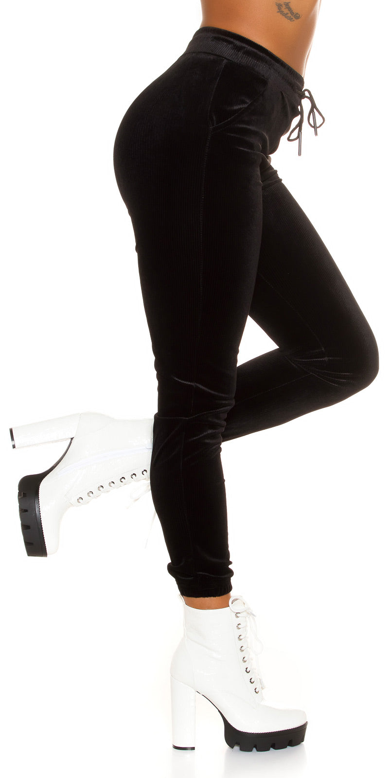 Seksowne sportowe spodnie Velvet Look