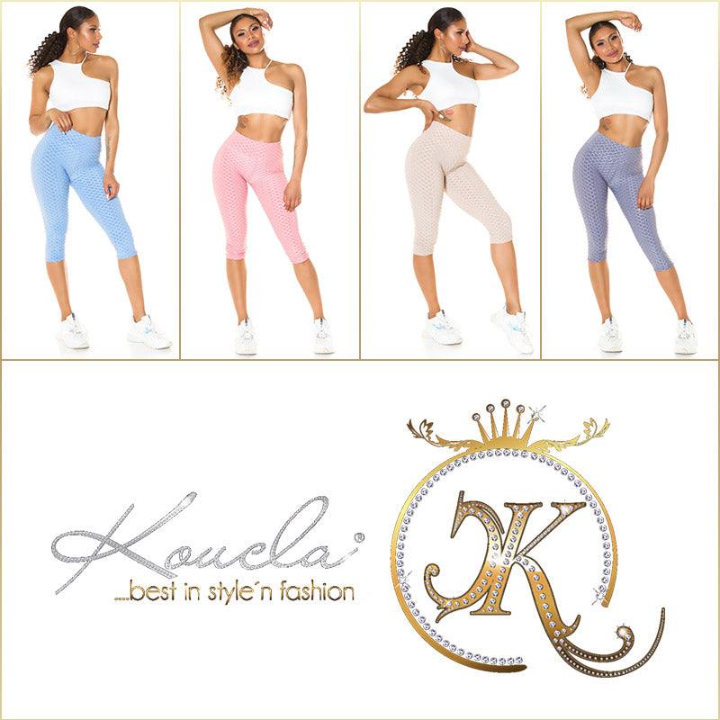 Seksowne legginsy z wysokim stanem 7/8