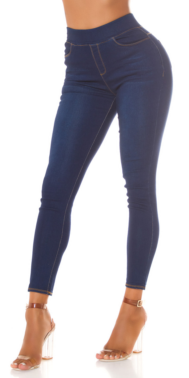 Seksowne legginsy z wysokim stanem