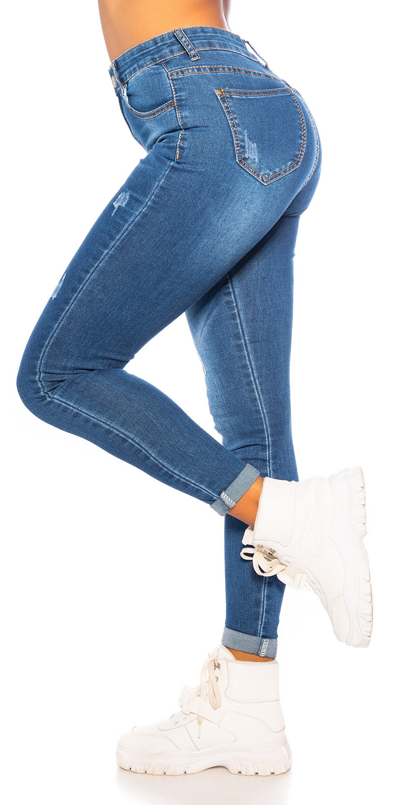 Seksowne jeansy Skinny Fashion