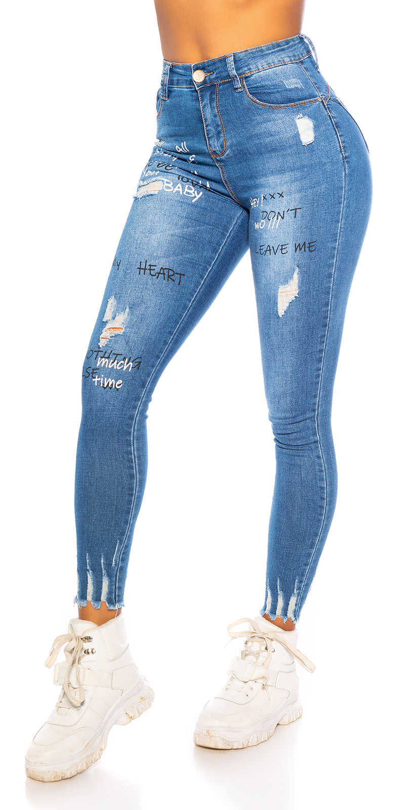 Sexy Skinny BABY Jeans Used Look