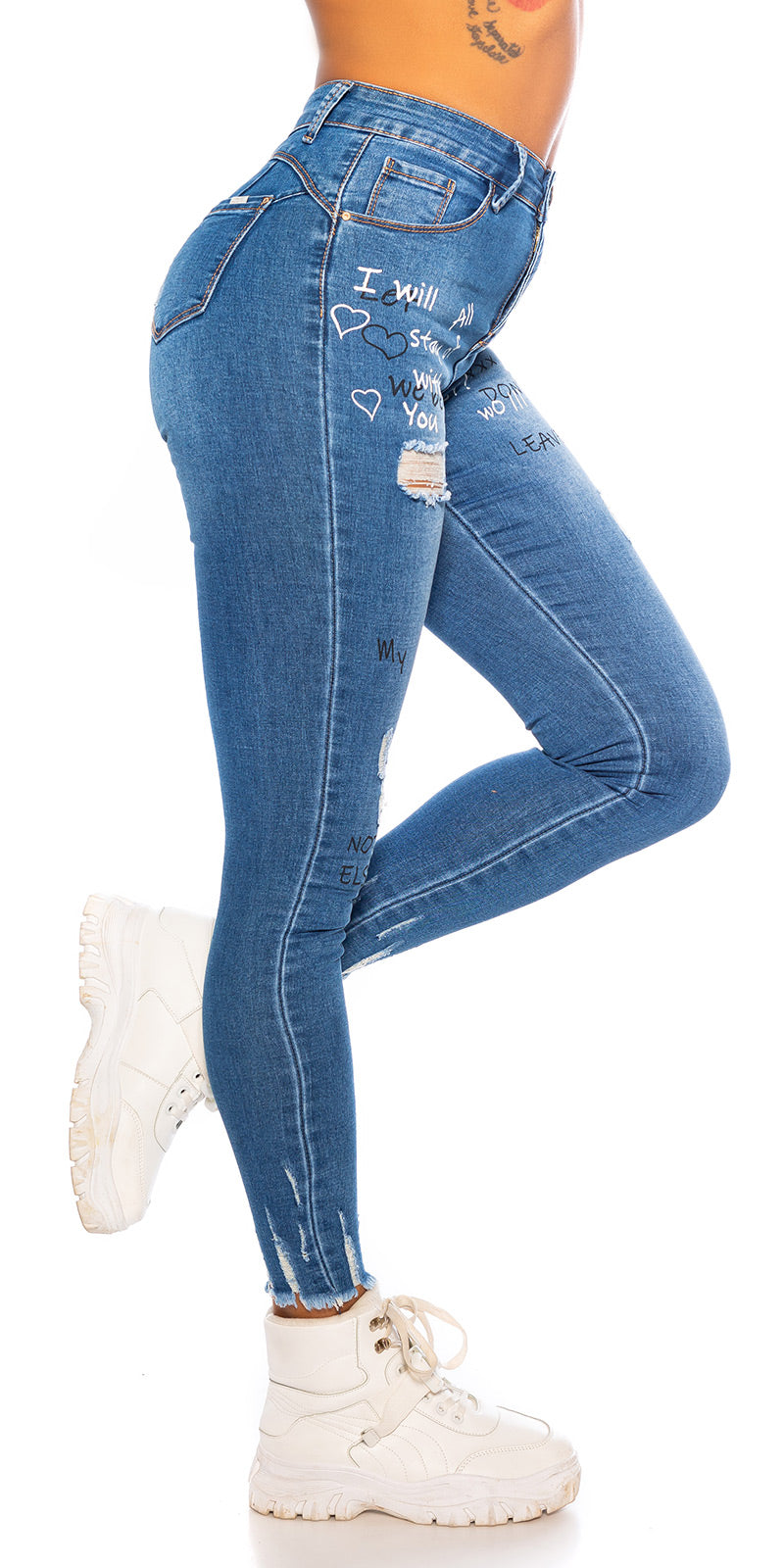 Sexy Skinny BABY Jeans Used Look
