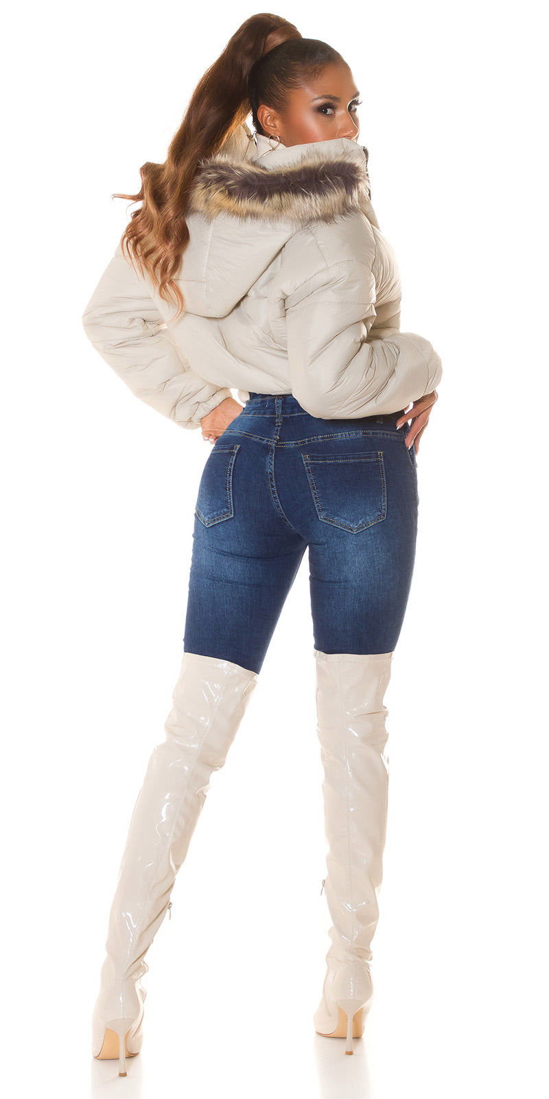 Seksowne jeansy Latzhose