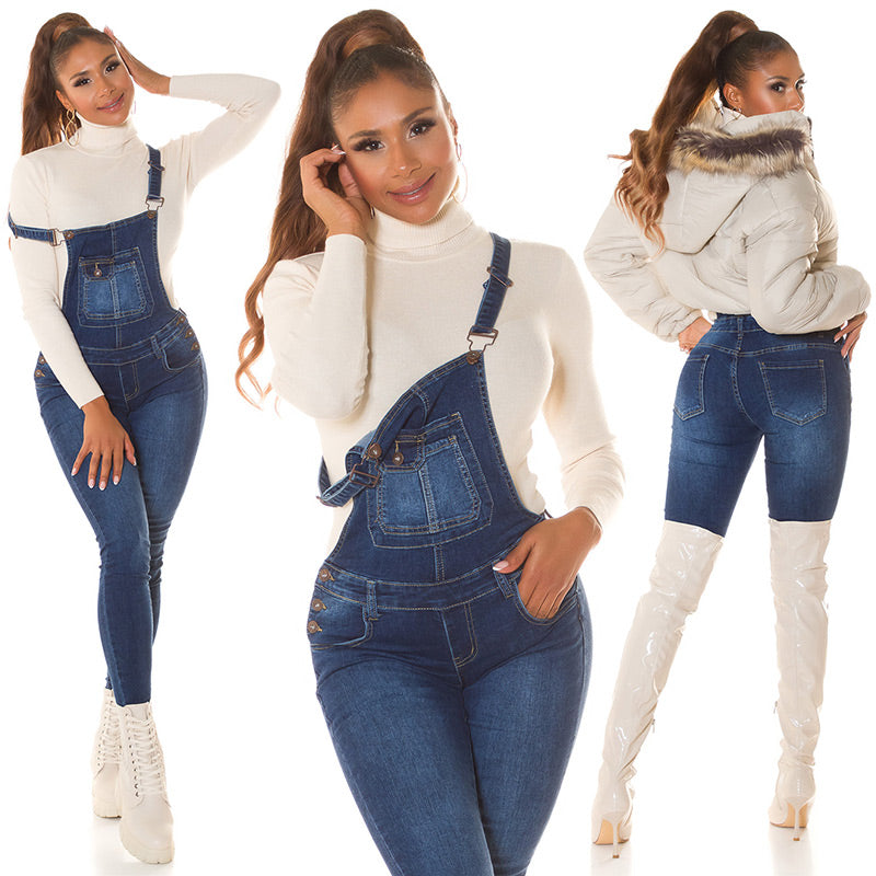 Seksowne jeansy Latzhose