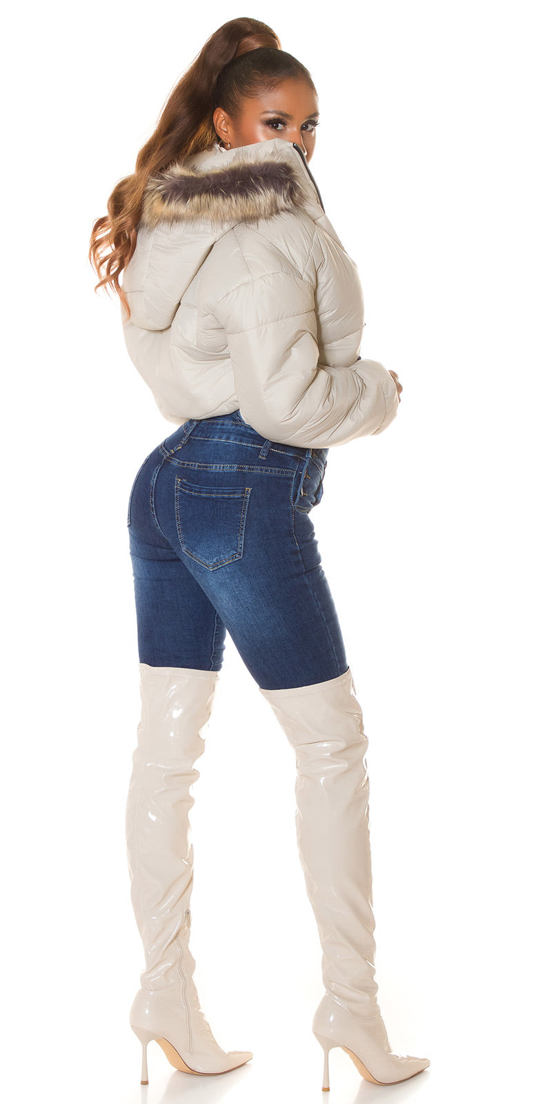 Seksowne jeansy Latzhose