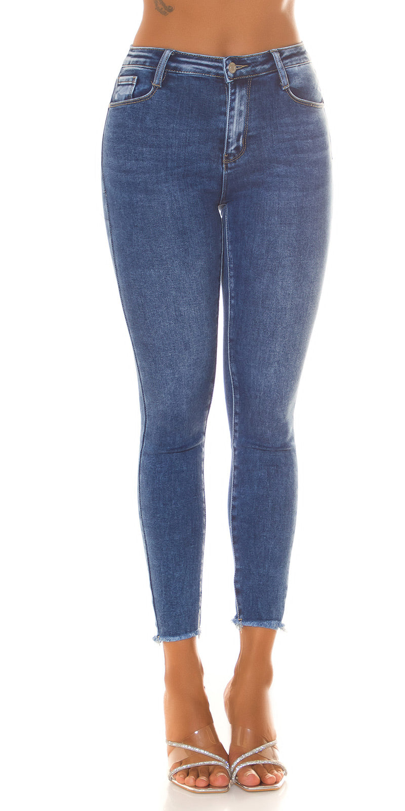 Podstawowe jeansy Skinny z efektem push up