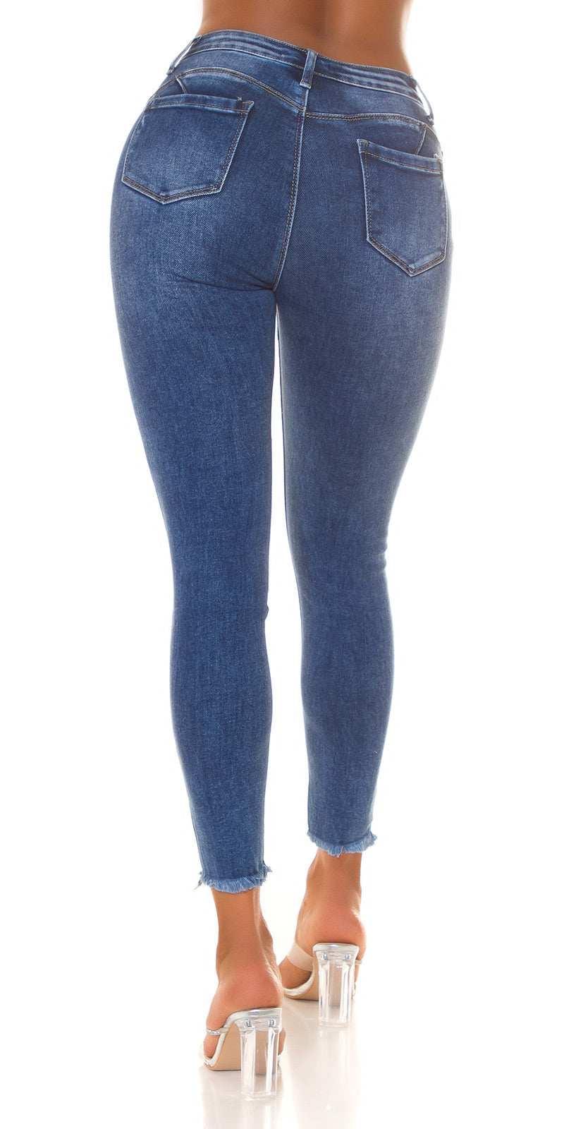 Podstawowe jeansy Skinny z efektem push up