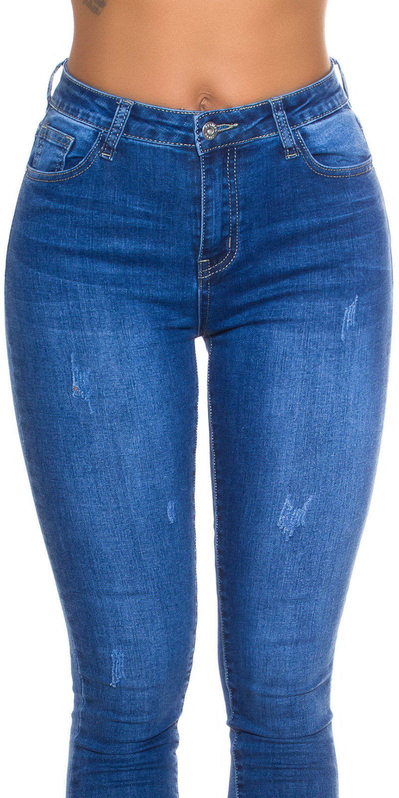 Seksowne klasyczne jeansy skinny