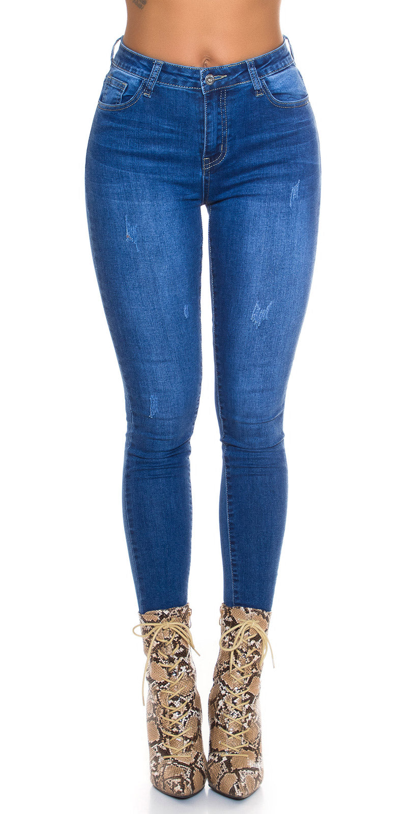 Seksowne klasyczne jeansy skinny