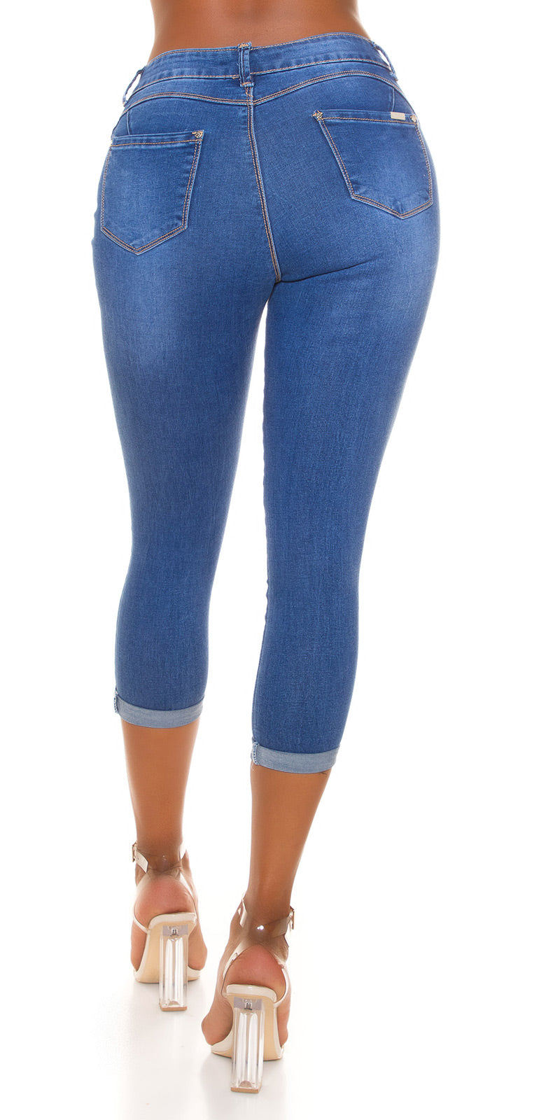Seksowne modne dżinsy slim fit