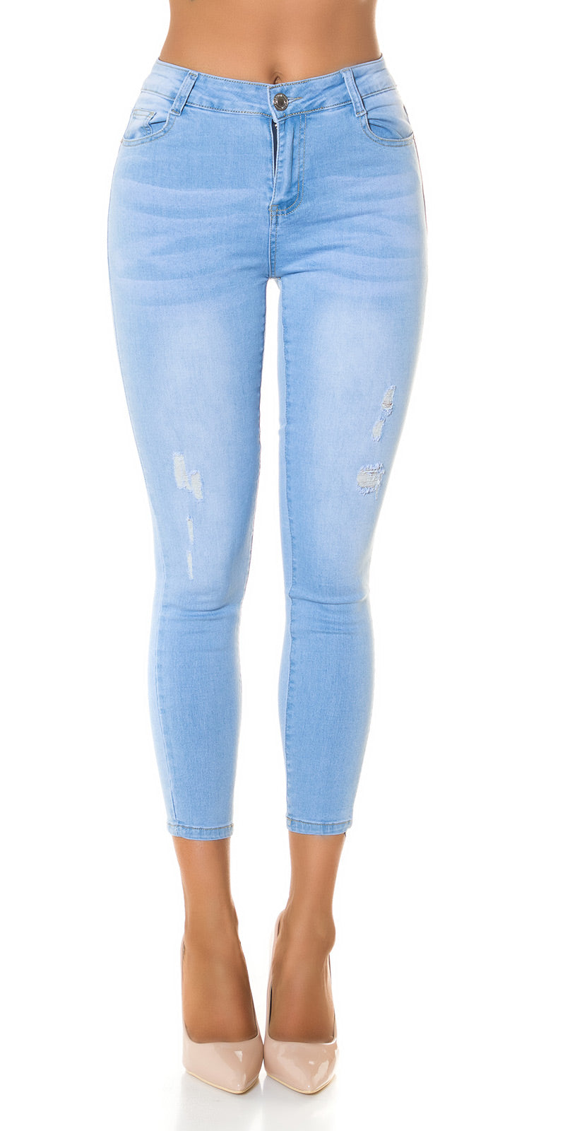 Seksowne jeansy Skinny Jeans w jasnym kolorze