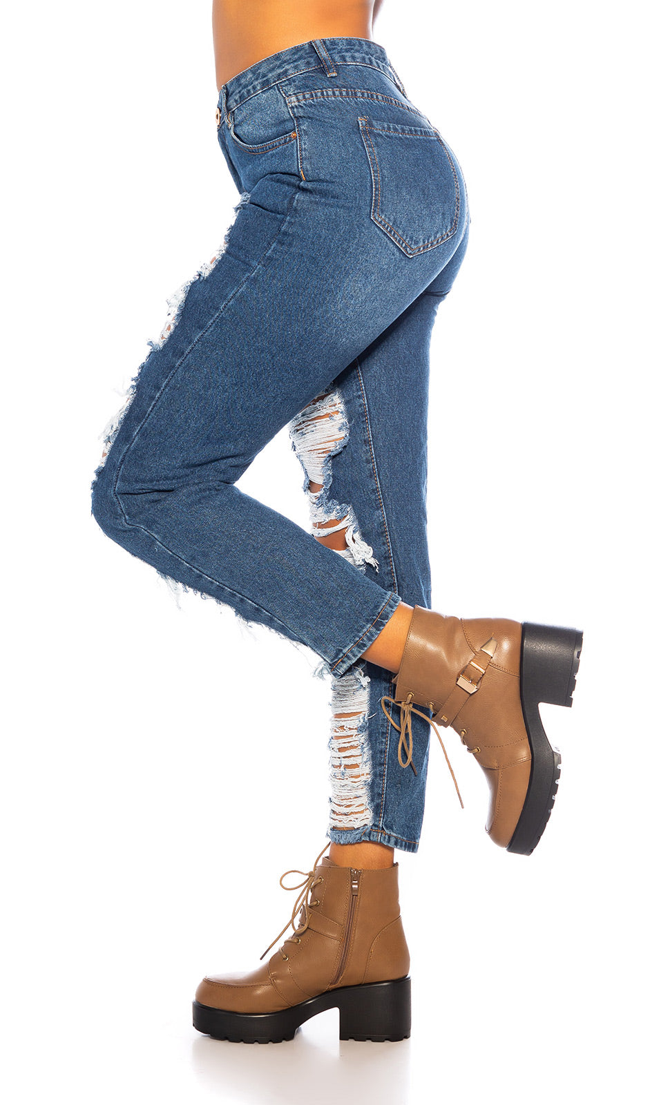Sexy Mom Jeans Mega Used Look