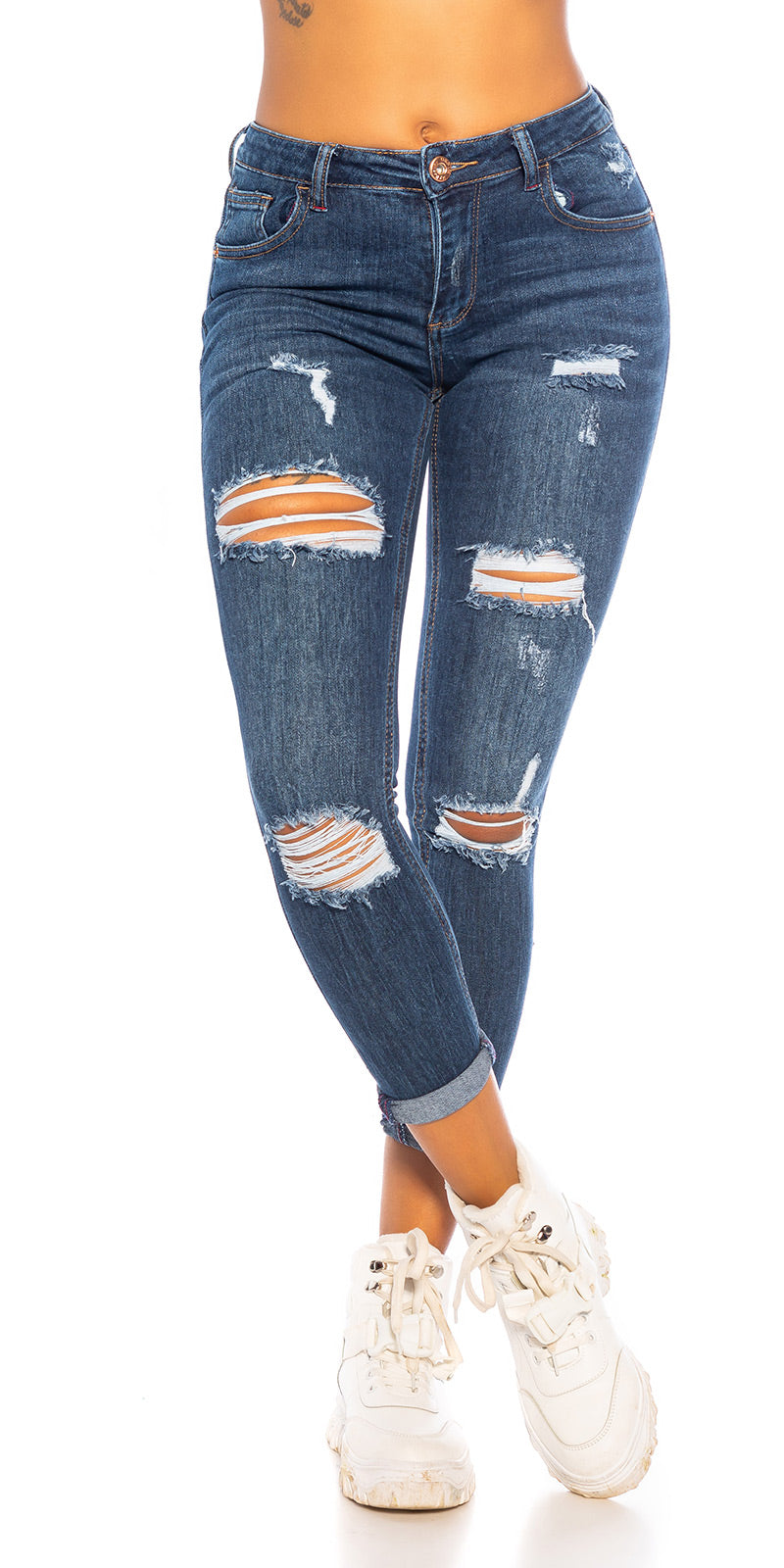 Seksowne dżinsy super skinny