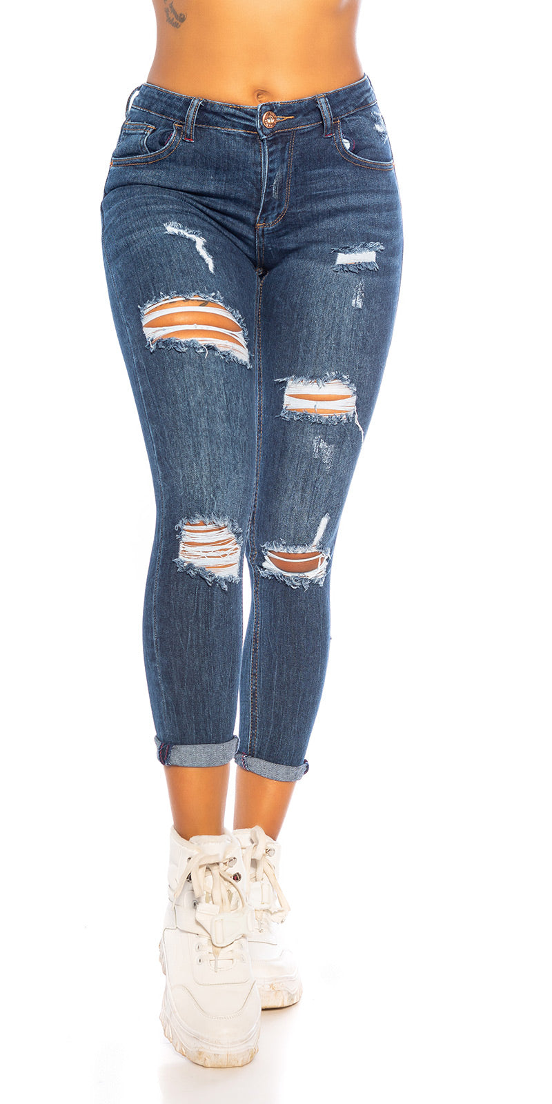 Seksowne dżinsy super skinny
