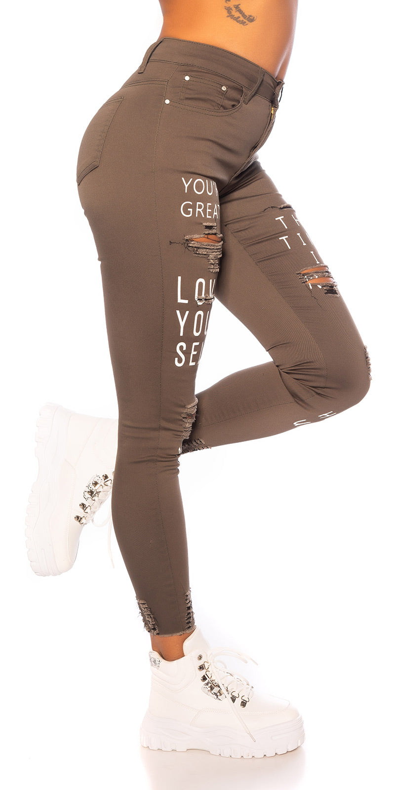 Sexy Skinny LOVE YOURSELF Jeans