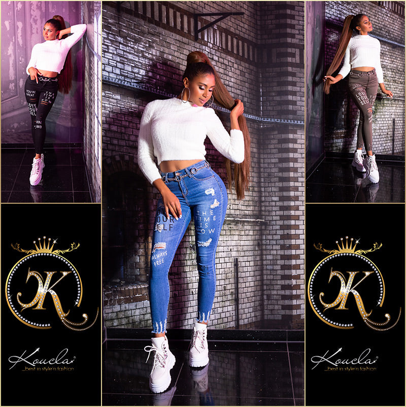 Sexy Skinny LOVE YOURSELF Jeans