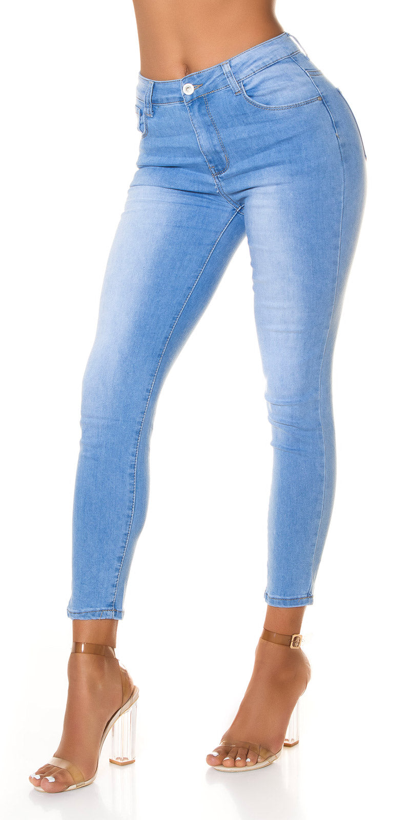 Seksowne jeansy skinny basic