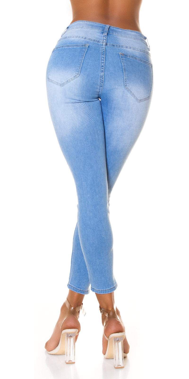 Seksowne jeansy skinny basic