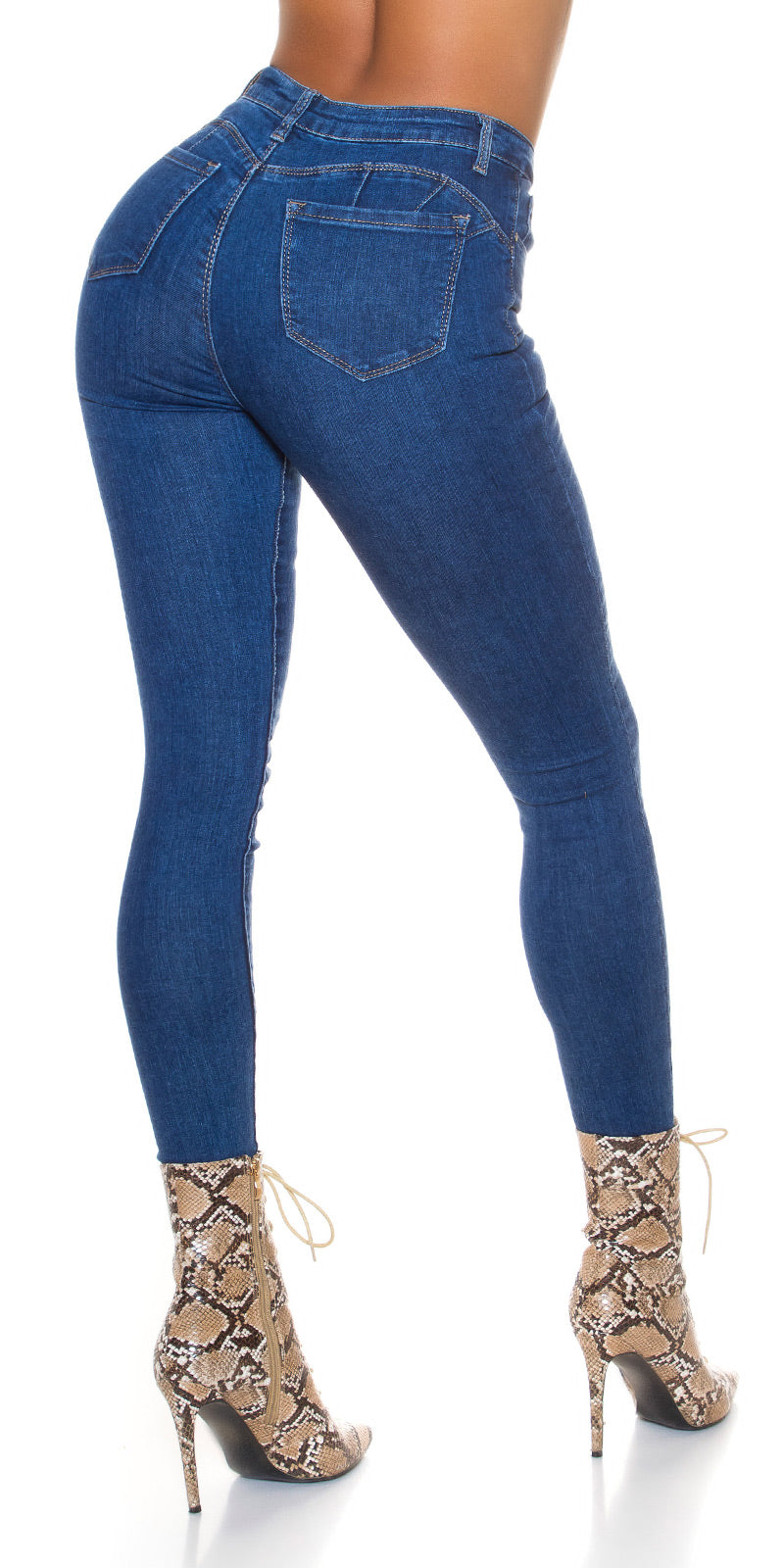 Seksowne jeansy skinny push-up