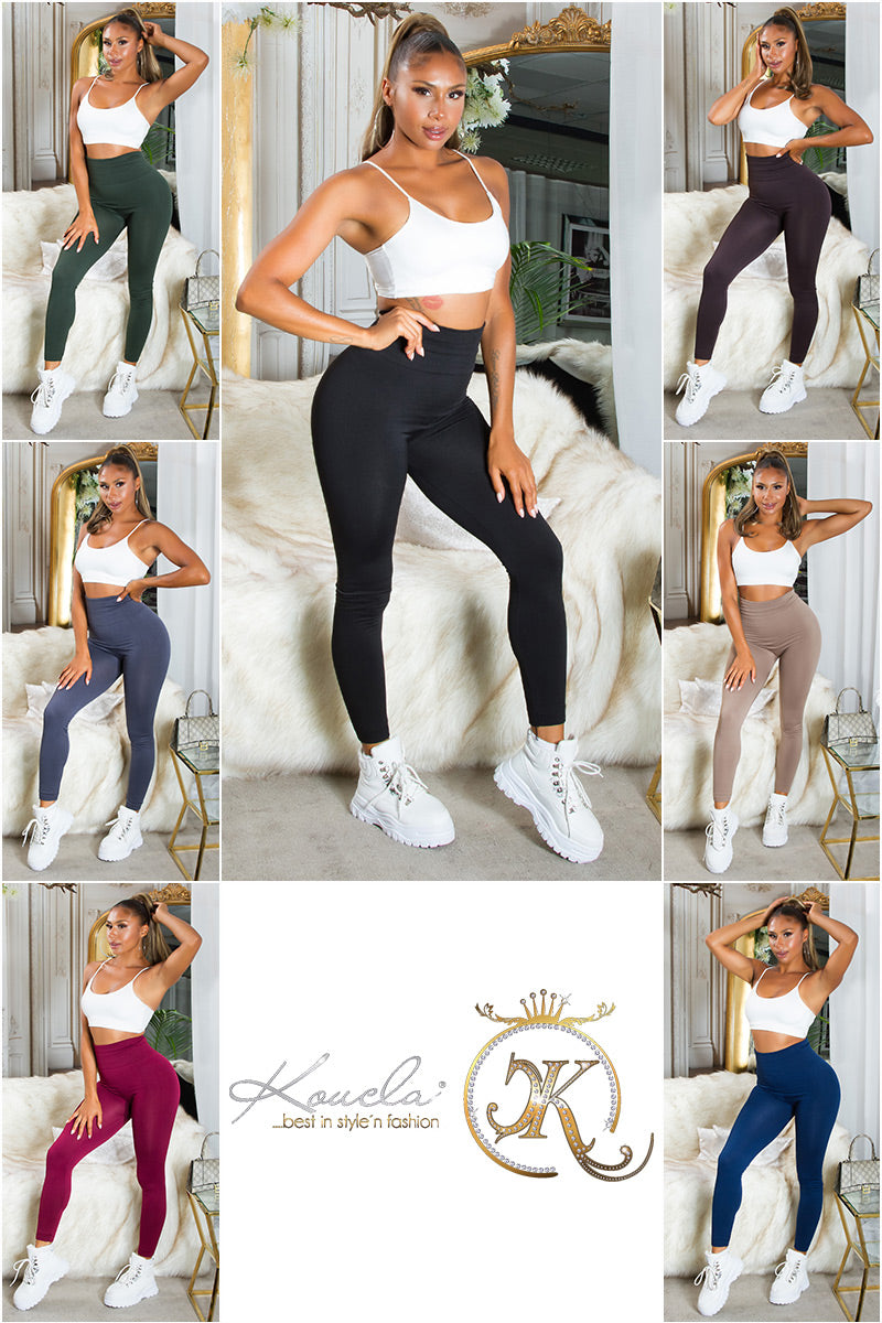 Seksowne legginsy z wysokim stanem "Seamless"