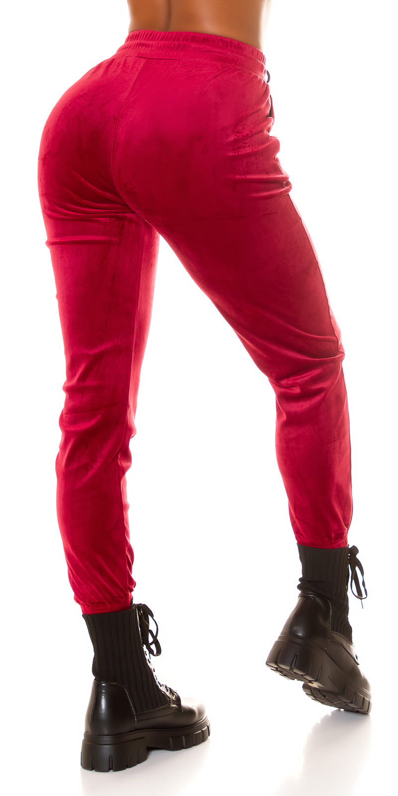 Seksowne joggery Musthave Loungewear wykonane z pluszu