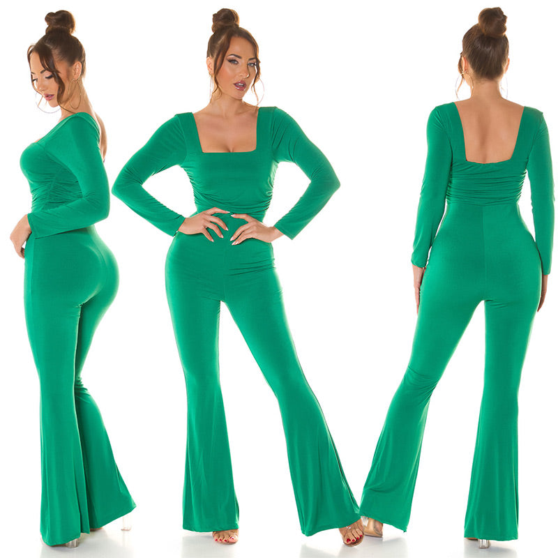 Sexy Musthave Overall z szeroką nogawką