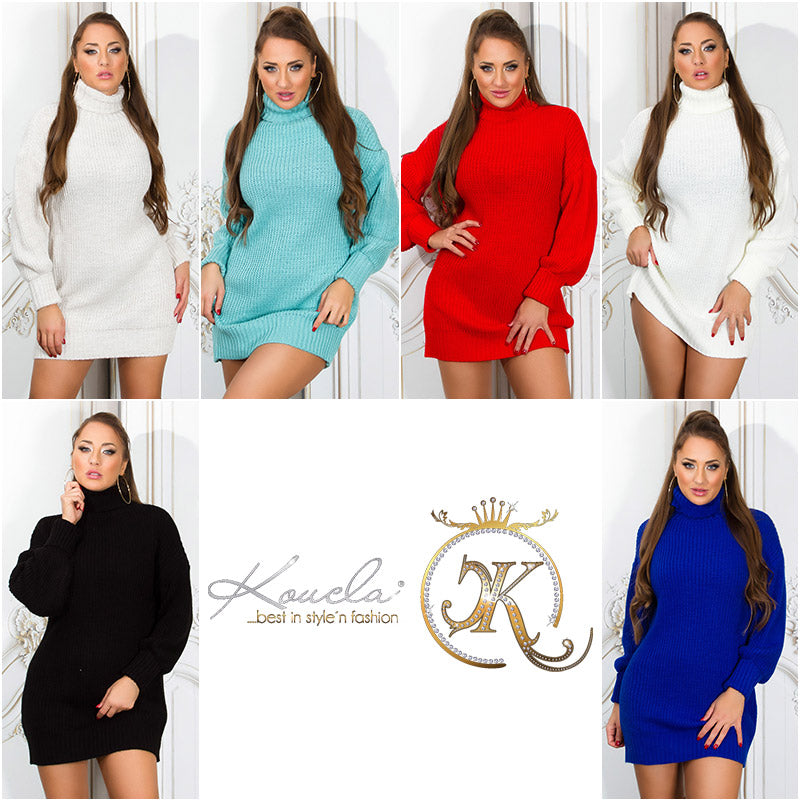 Seksowna sukienka w stylu oversize