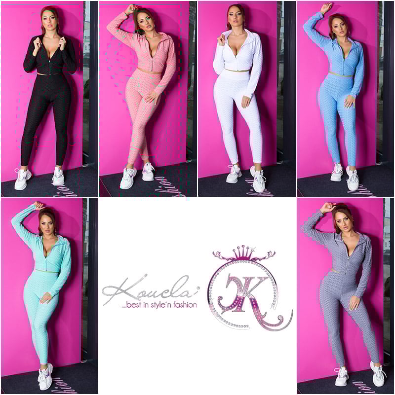 SEXY SPORTS 2-częściowy zestaw kurtka + legginsy