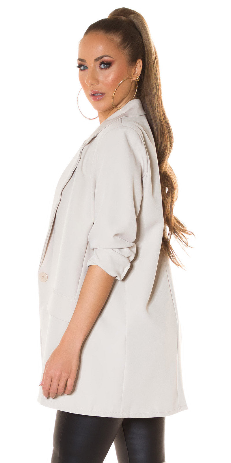 Modna marynarka oversize