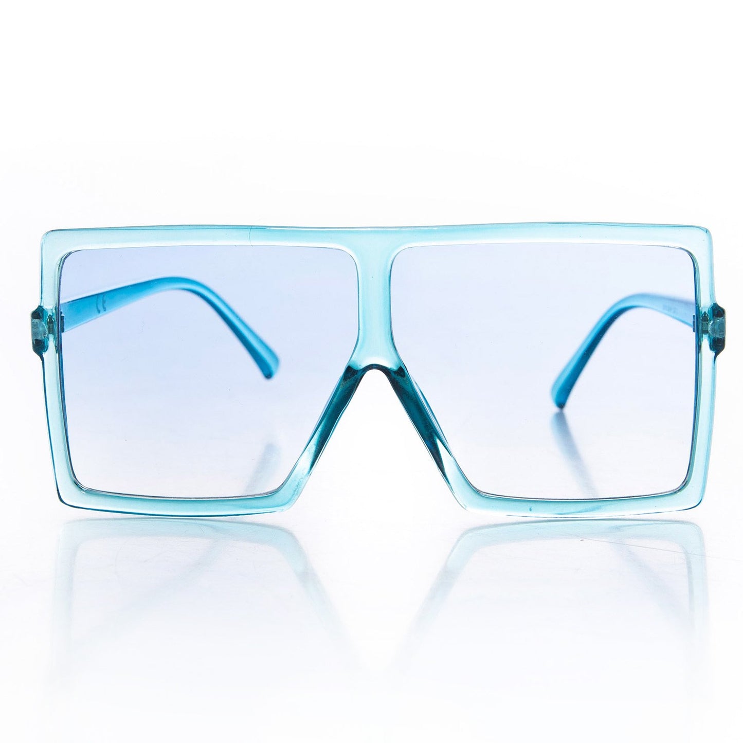 Modne prostokątne okulary na lato