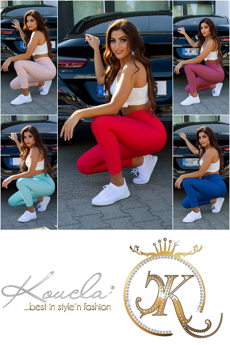 Seksowne legginsy z wysokim stanem