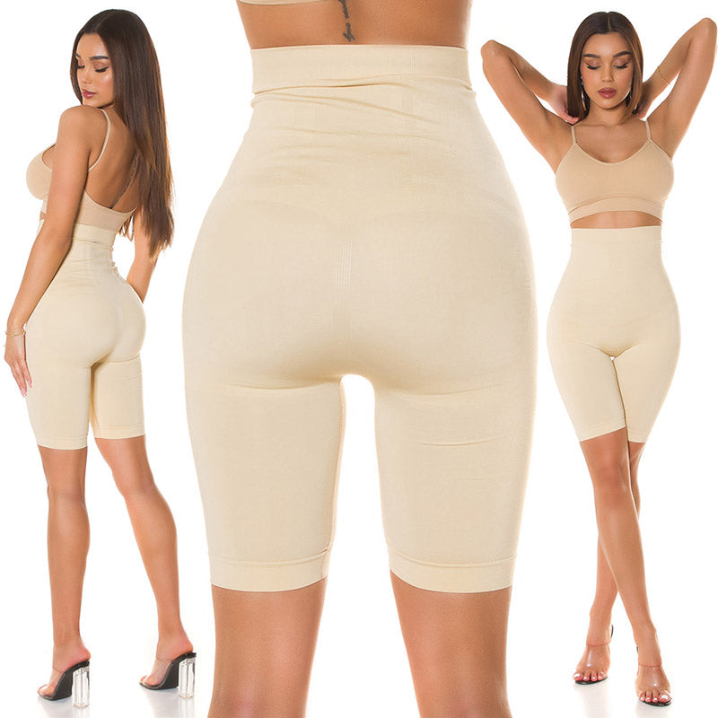 Seksowne szorty biker z wysokim stanem Shapewear