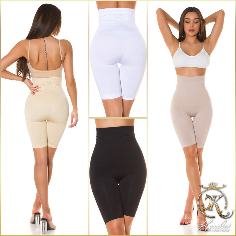 Seksowne szorty biker z wysokim stanem Shapewear