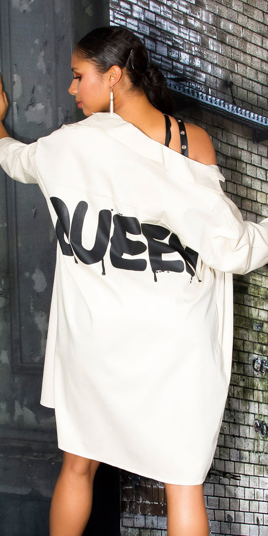 Modna koszula oversize " QUEEN "