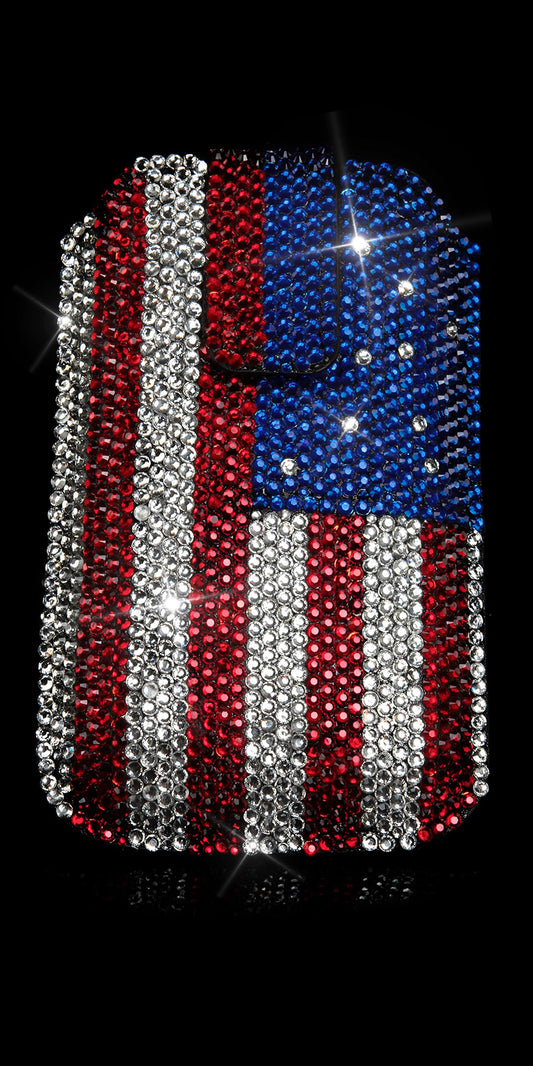 Torba na telefon Glamour z flagą USA
