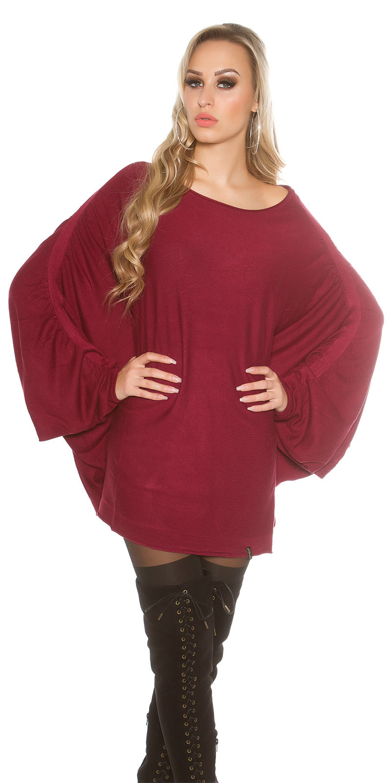 Modny sweter nietoperz Oversize AngelWings