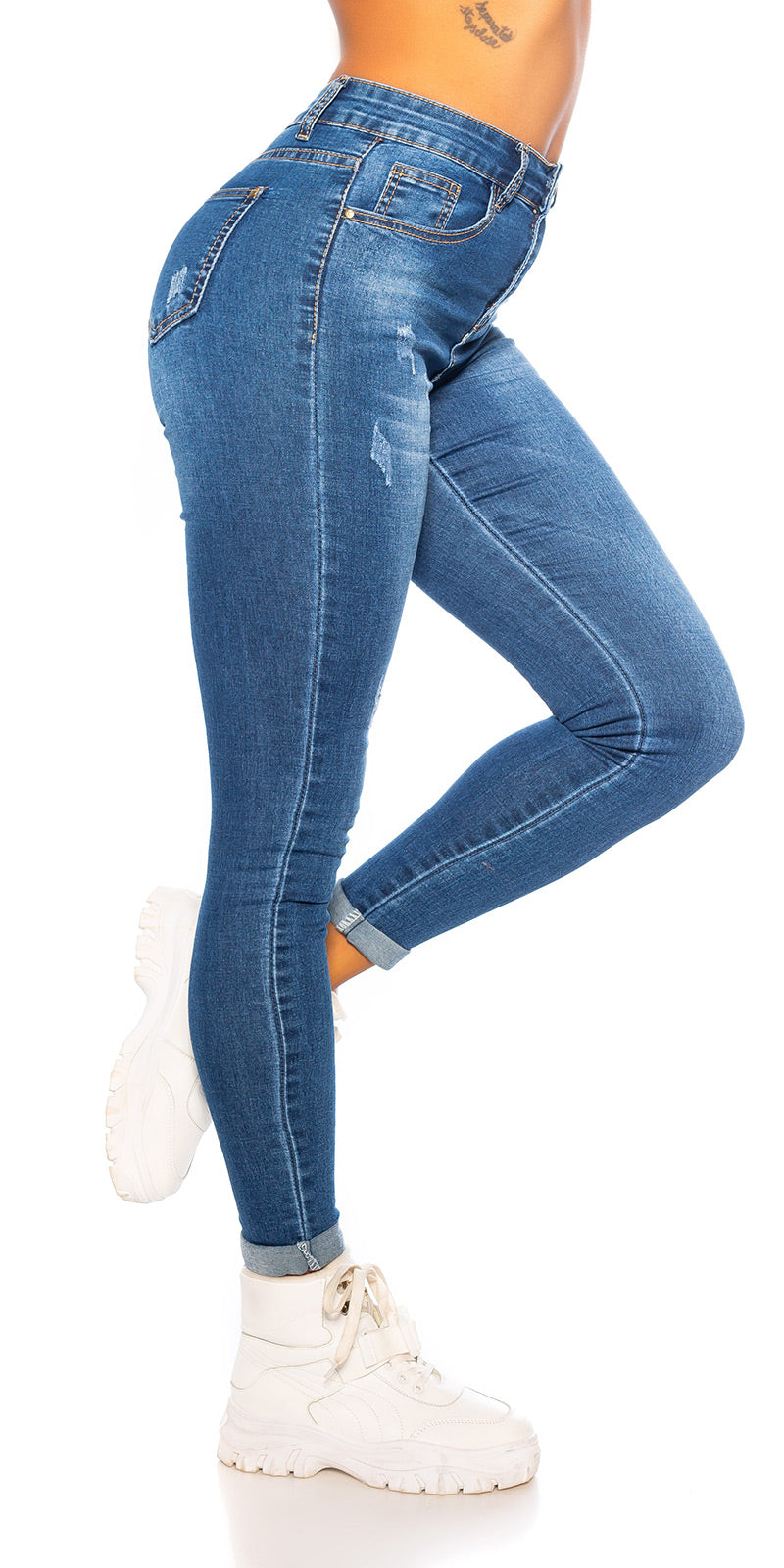Seksowne jeansy Skinny Fashion