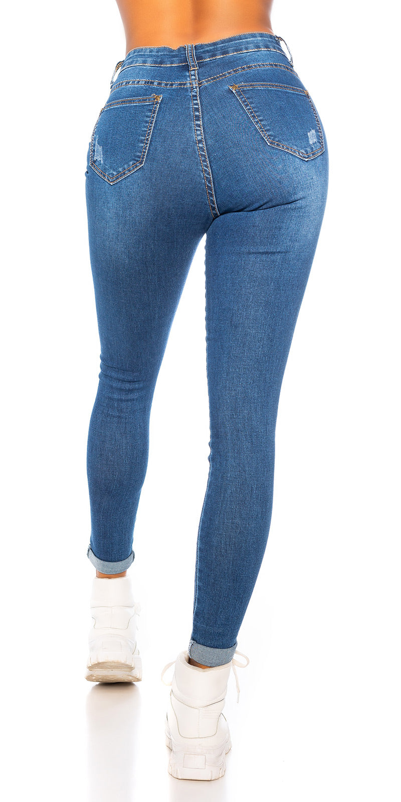 Seksowne jeansy Skinny Fashion