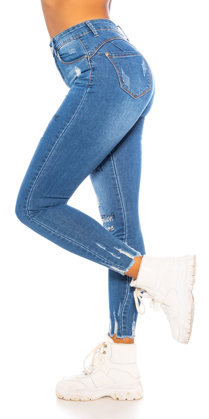 Sexy Skinny BABY Jeans Used Look