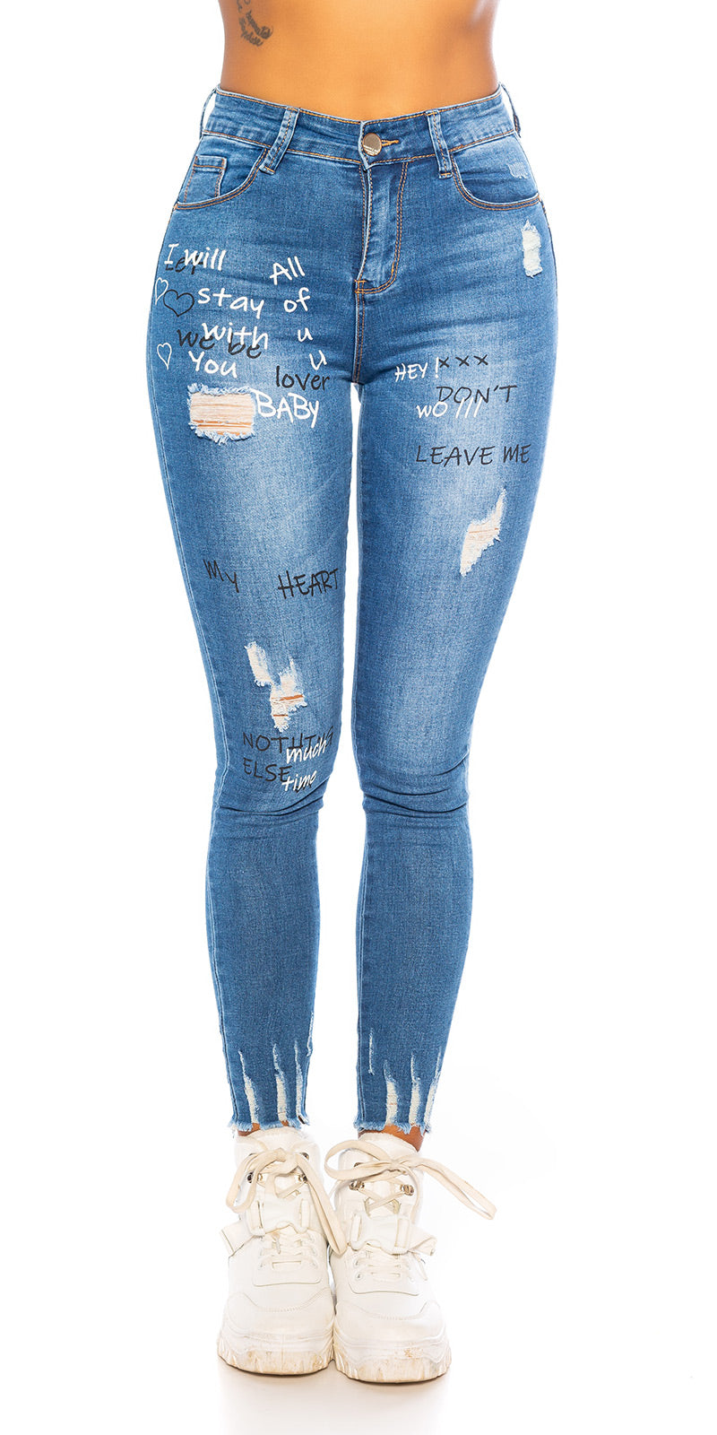 Sexy Skinny BABY Jeans Used Look