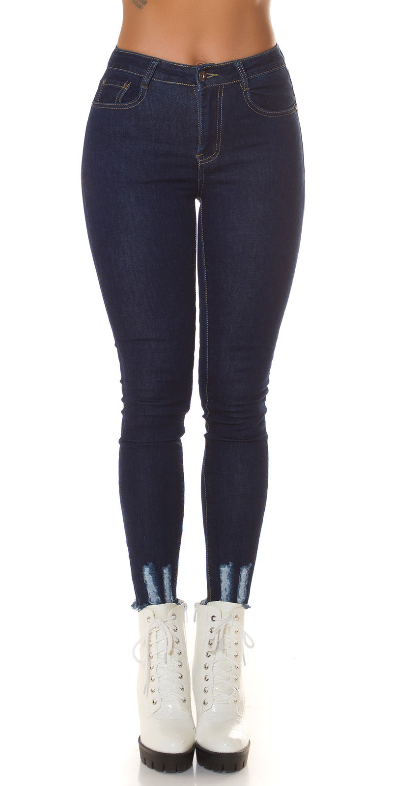 Seksowny wygląd jeansów push up