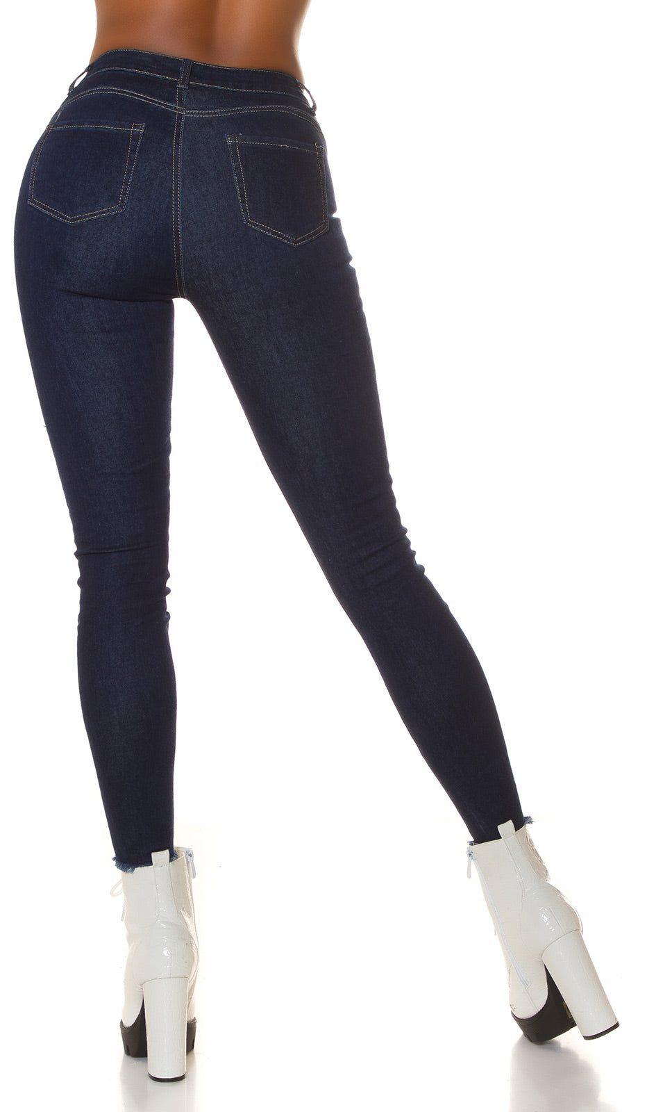 Seksowny wygląd jeansów push up