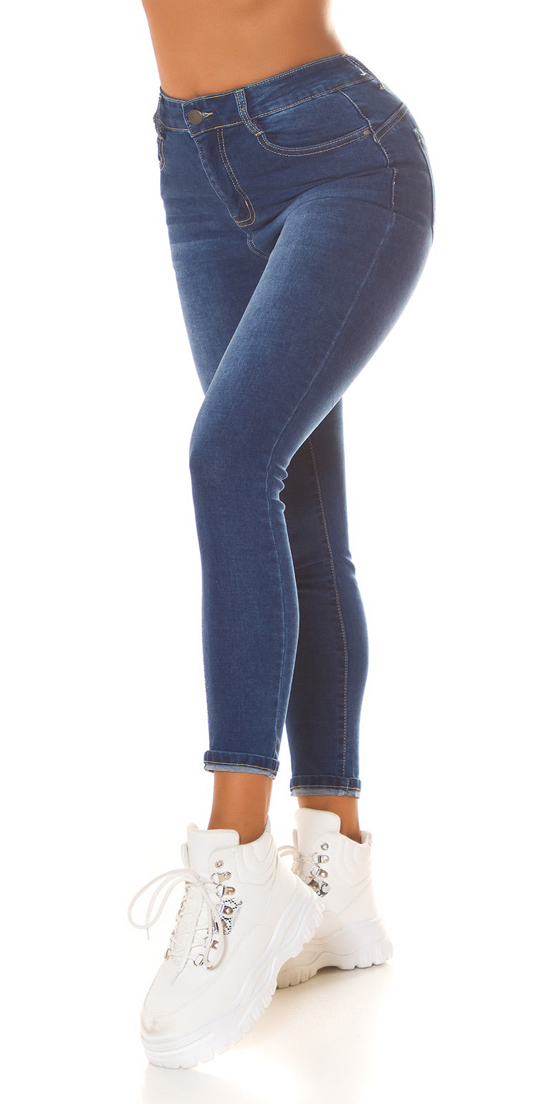 Seksowne podstawowe jeansy Musthave z efektem push-up
