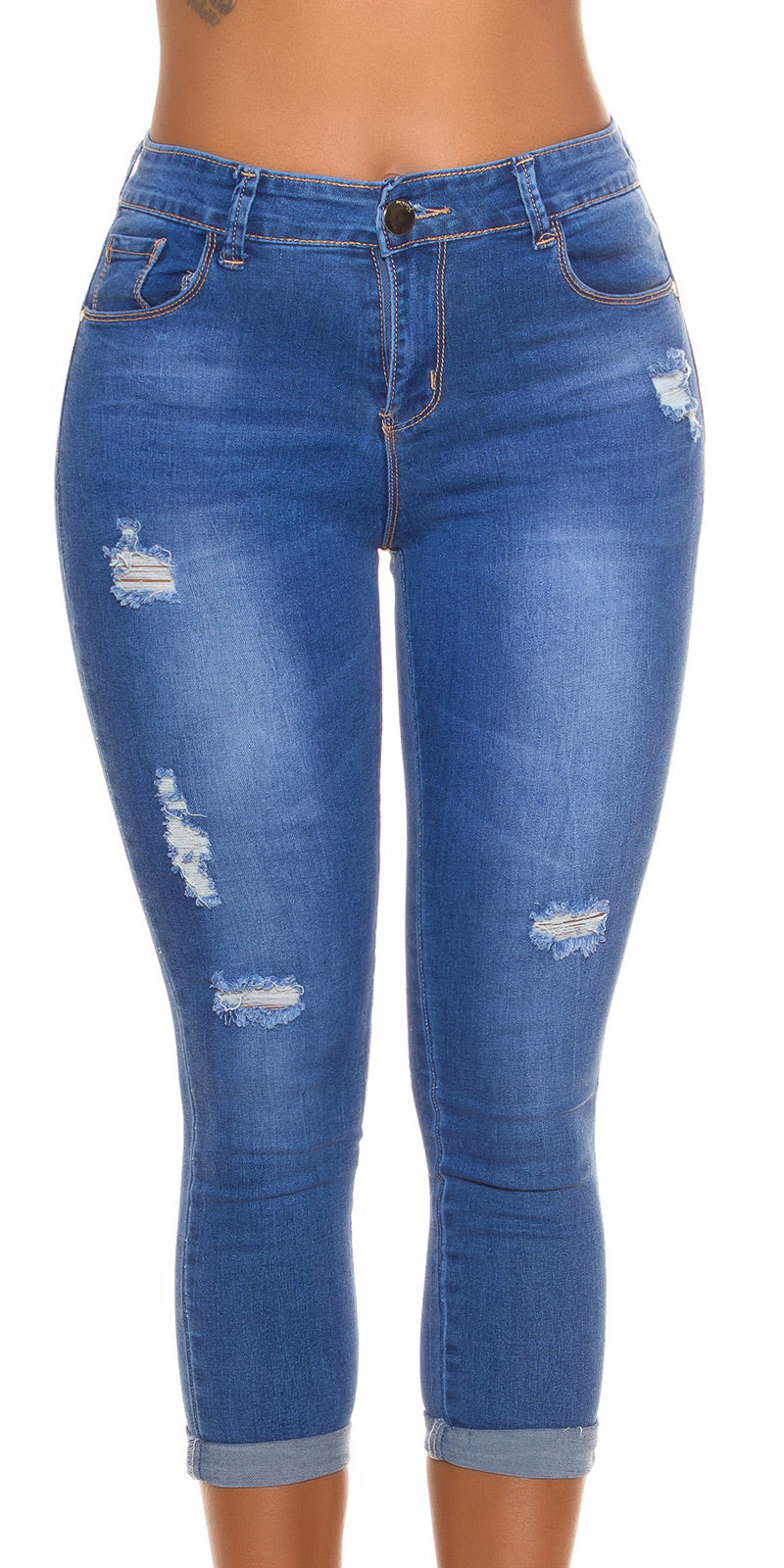 Seksowne modne dżinsy slim fit