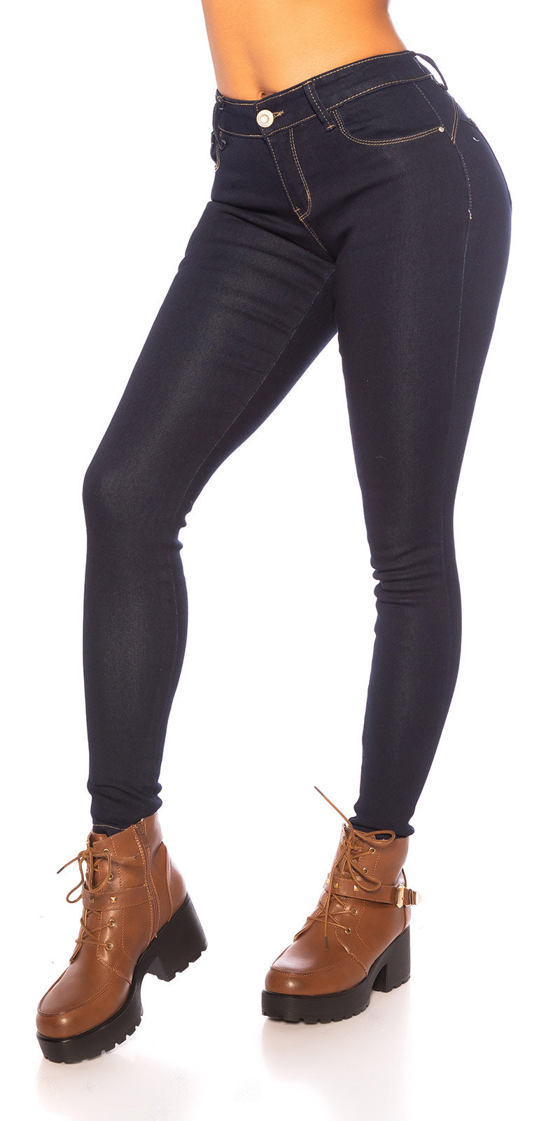 Seksowne jeansy Skinny Fashion