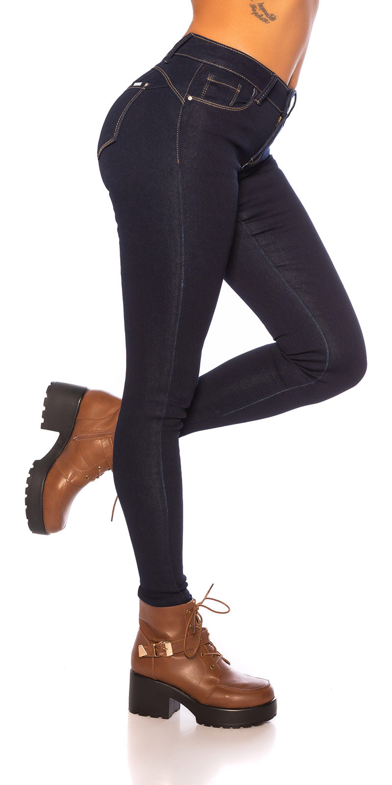 Seksowne jeansy Skinny Fashion