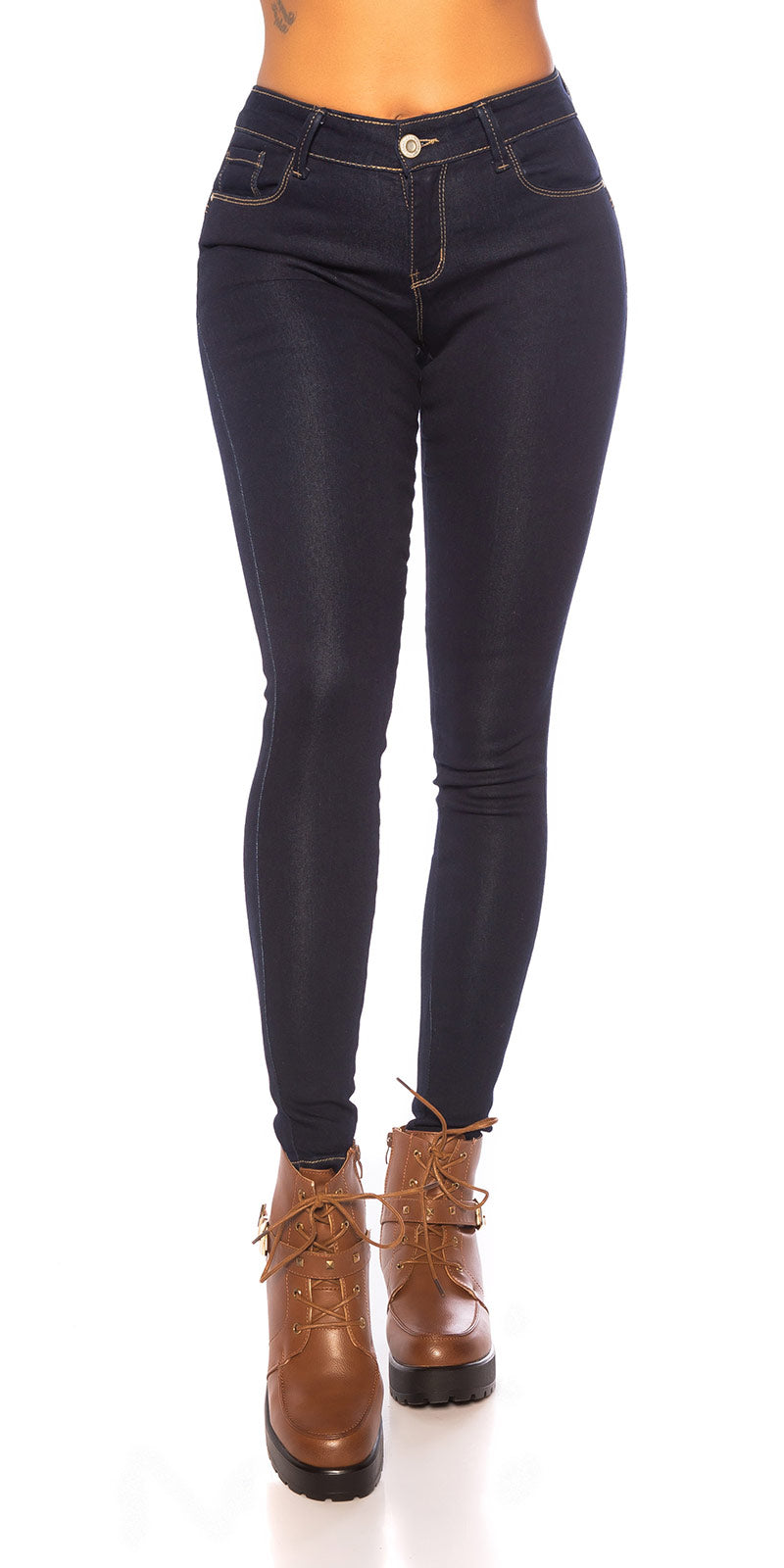 Seksowne jeansy Skinny Fashion