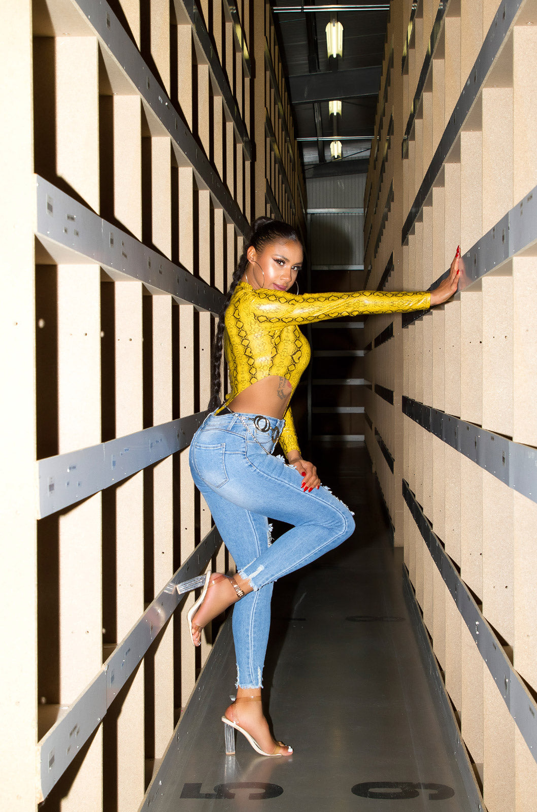 Seksowne jeansy Skinny Jeans z efektem push up