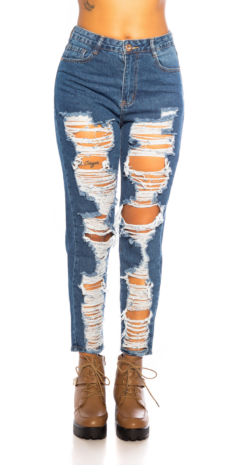 Sexy Mom Jeans Mega Used Look